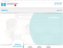 Tablet Screenshot of canaleduca.com